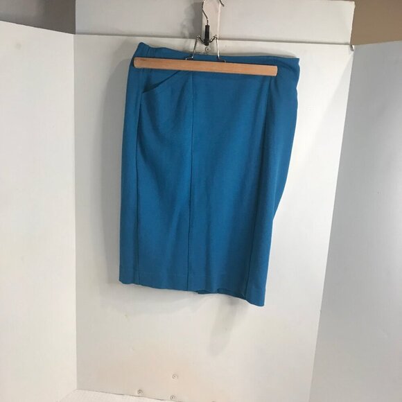 CABi SIGOURNEY PENCIL SKIRT PACIFIC BLUE SIZE 2 - Picture 1 of 16